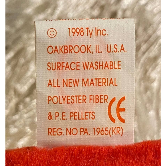 RARE Jabber the Parrot Ty Beanie Baby w/ GRAMMATICAL ERROR! Excellent Condition! - Picture 8 of 16